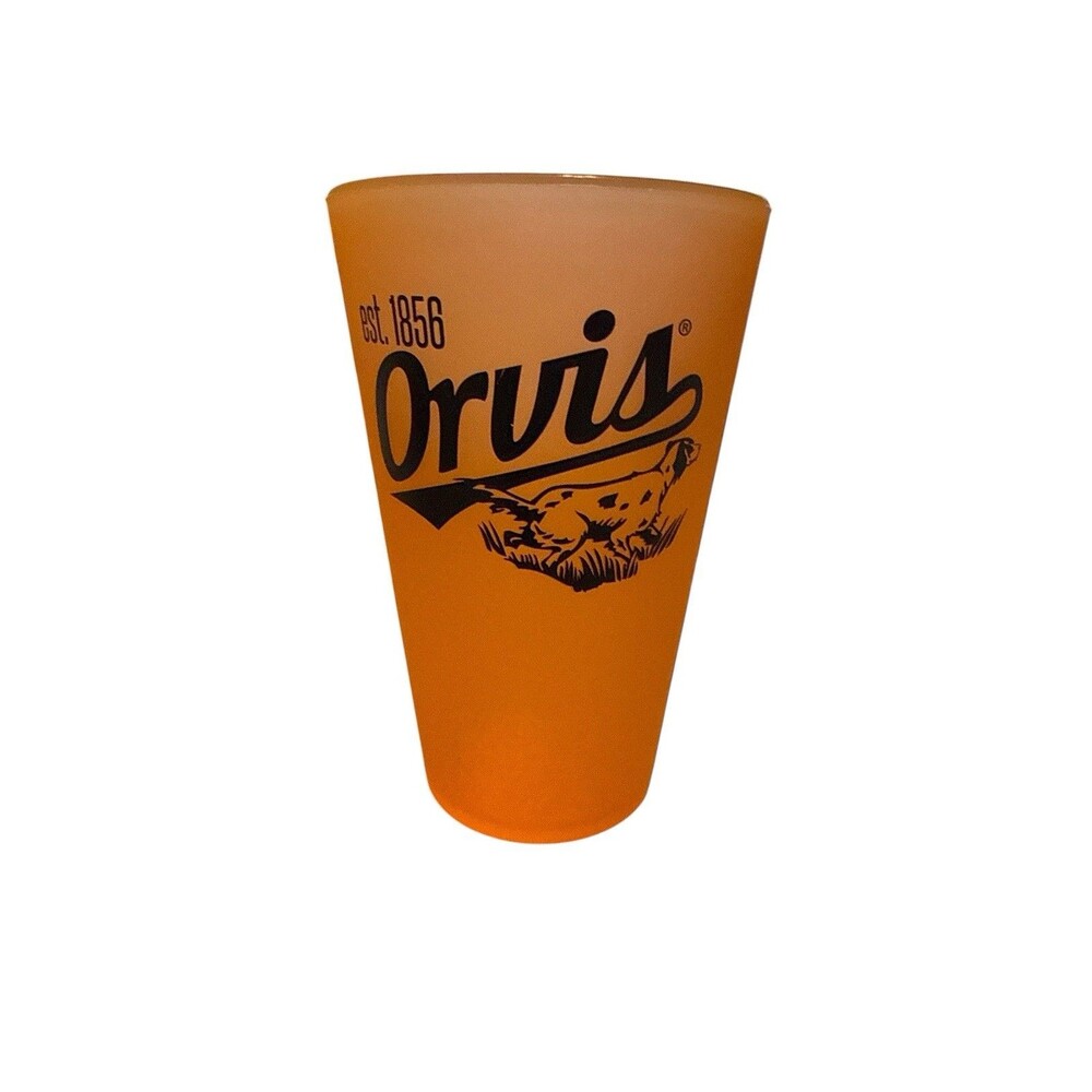 Orvis Silicone 16oz Drinking Cup Black Lab Dog Pint Unbreakable Silipint 5.5" B